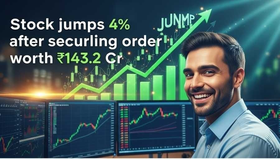 Stock Jump 4 Percente With 143Cr Order