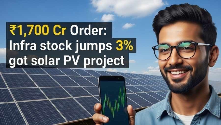 Infra Stock Jump 3 Percente With Solar PV Project